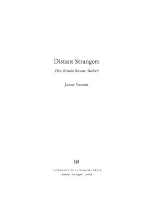 [Berkeley Series in British Studies 09] • Distant Strangers